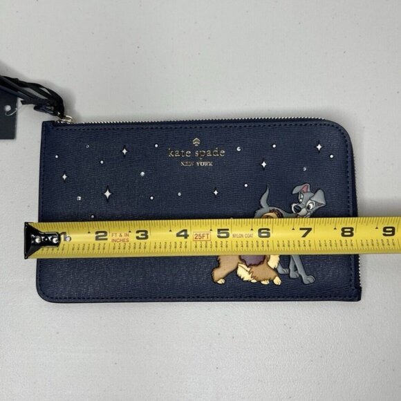 Disney X Kate Spade New York Lady And The Tramp Medium L-zip Wristlet NWT - Picture 11 of 12